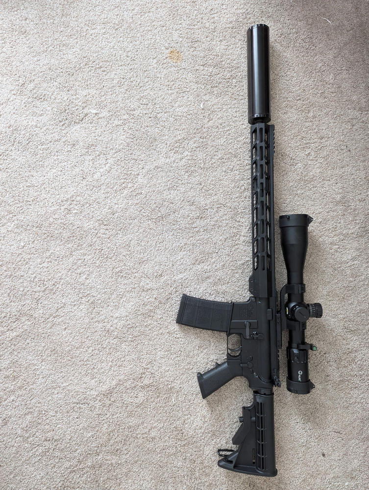 NBS 16″ 5.56 NATO Midlength Nitride M-LOK Rifle Kit - Customer Photo From Philip Johnson
