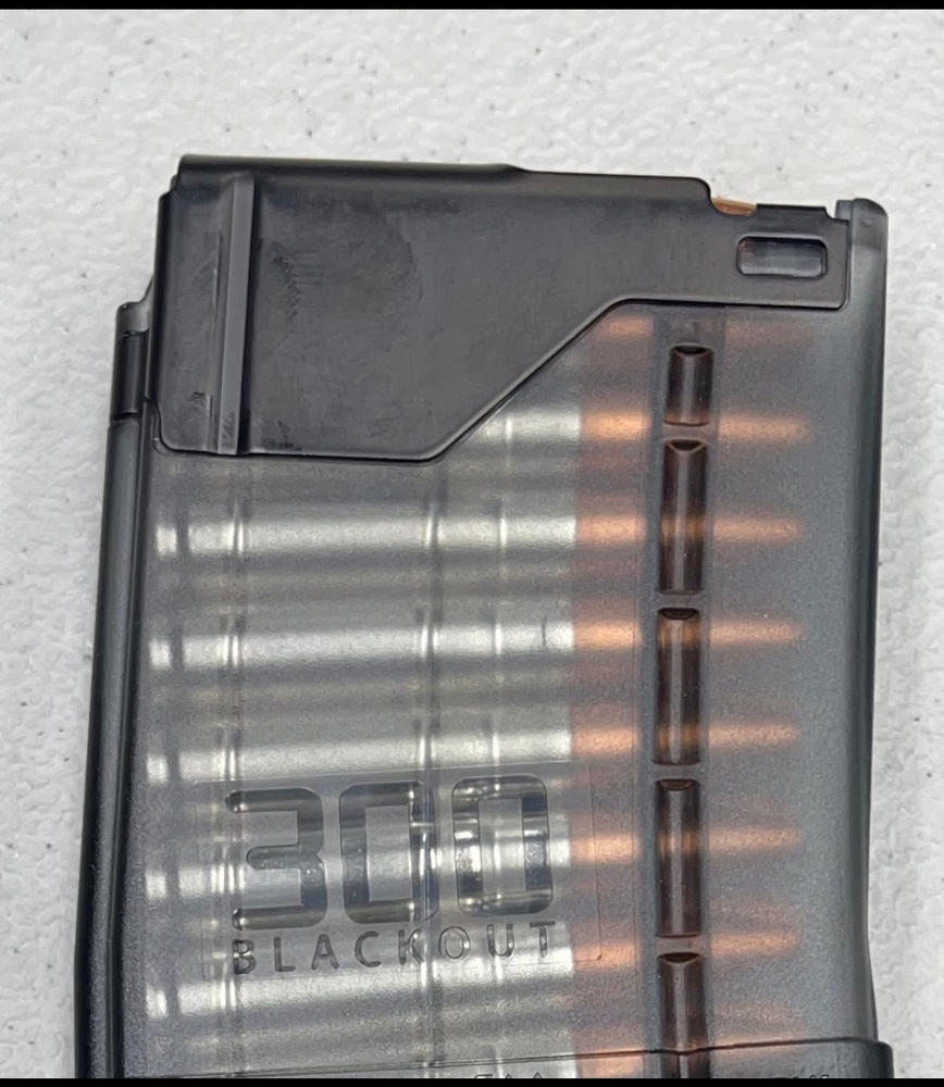 Lancer L5AWM 300BLK 30RD Magazine - Translucent Smoke - Customer Photo From Brett Maxwell