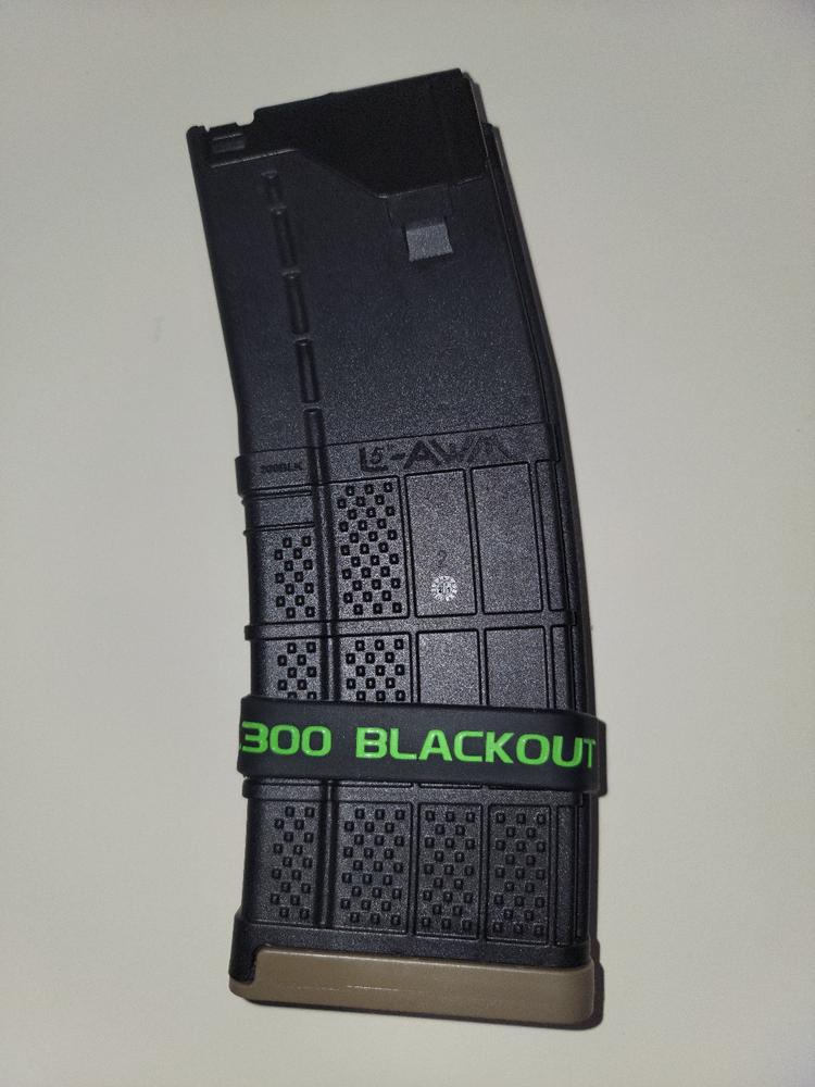 Lancer L5AWM 300BLK 30RD Magazine - Black - Customer Photo From Nick Holdway