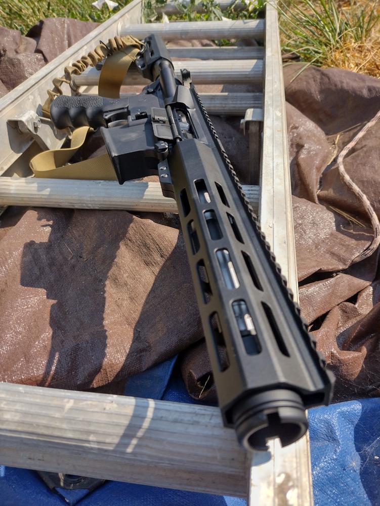 NBS 8.5″ Pistol 5.56 Stainless M-LOK Upper Assembly - Customer Photo From Kelly Saling