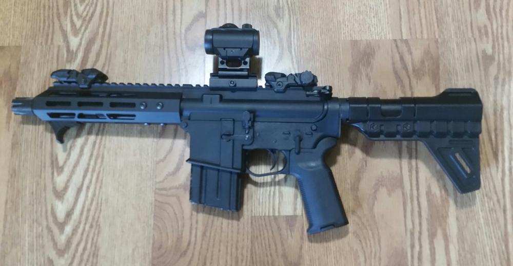 Trinity Force AR-15 Polymer UL - B.U.S Flip-Up Sight Set - Customer Photo From ChuckM