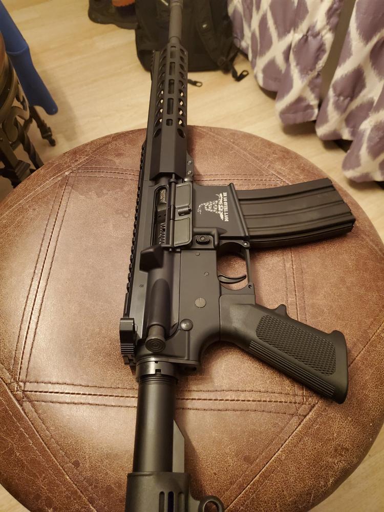 ASC AR-15 5.56/.223 30 Round Stainless Steel Magazine Black - Orange Follower - Customer Photo From Christopher Warren