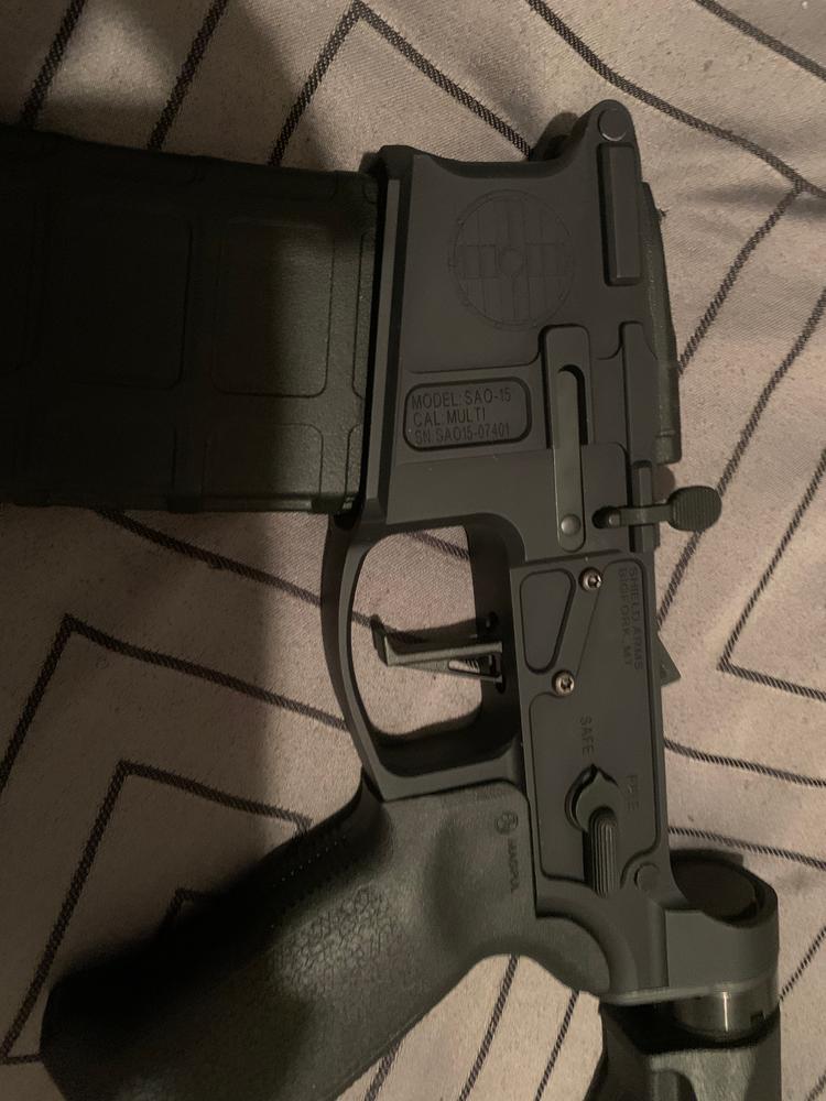 Shield Arms S15 AR-15 Billet Stripped Lower Receiver - Customer Photo From Cole Severns