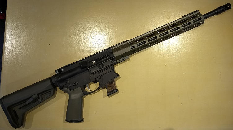 Faxon Firearms 16" Light Tapered 9mm SAAMI No Gas Port 4150 Nitride / Melonite Barrel - Customer Photo From Dan Giedt