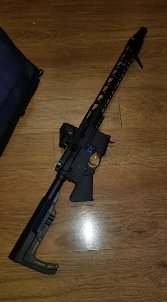 Faxon Firearms 16" Light Tapered 9mm SAAMI No Gas Port 4150 Nitride / Melonite Barrel - Customer Photo From Aaron Kelley