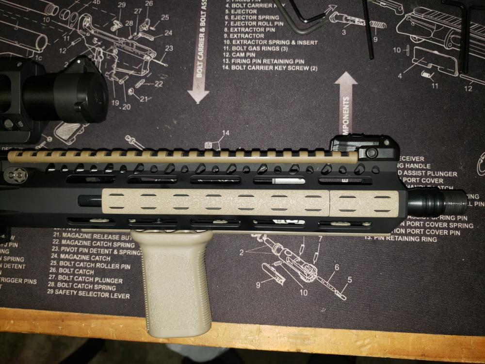 Faxon Firearms Match Series 12" GUNNER 6.5 Grendel Carbine-Length 416-R Stainless Nitride / Melonite 5R Nickel Teflon Extension Barrel - Customer Photo From Tyler Pierce