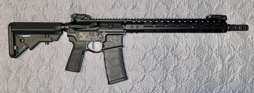 Faxon Firearms Match Series 14.5" GUNNER 223 Wylde Mid-Length 416-R Stainless Nitride / Melonite 5R Nickel Teflon Extension Barrel - Customer Photo From Billy Mattull