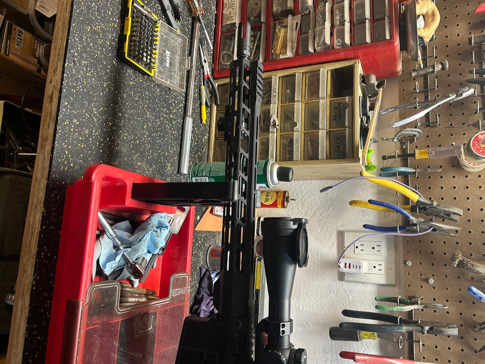 Faxon Firearms Match Series 16" GUNNER.223 Wylde Mid-Length 416-R Stainless Nitride / Melonite 5R Nickel Teflon Extension Barrel 1:8 Twist - Customer Photo From Dan Fullmer