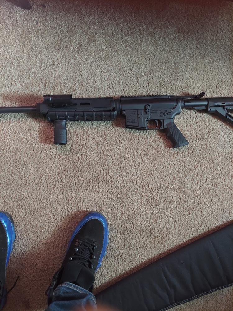 NBS 16" 5.56 NATO 1:7 Twist 4150V Black Nitride Mid-Length Barrel - Customer Photo From Aaron Williams Jr.