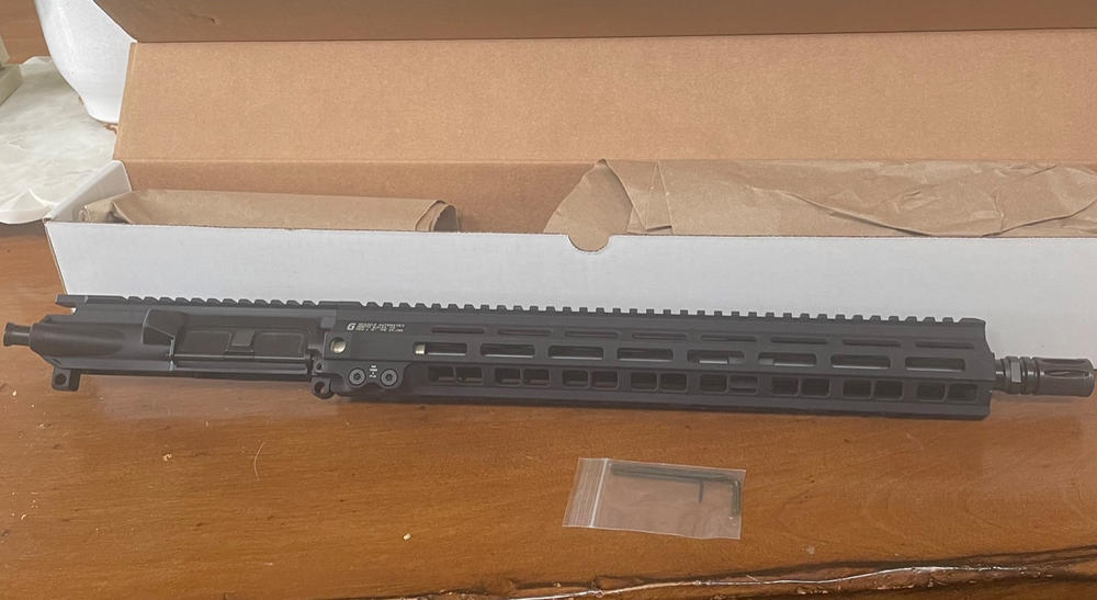 NBS Premium Series 16" Upper Assembly w/ BA Barrel and Geissele MK8 Handguard - Customer Photo From Nick Caminada