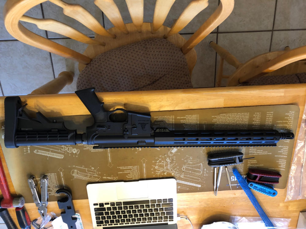 NBS 16" .223 Wylde 1:8 Parkerized Carbine Length Barrel - Customer Photo From John Lerch