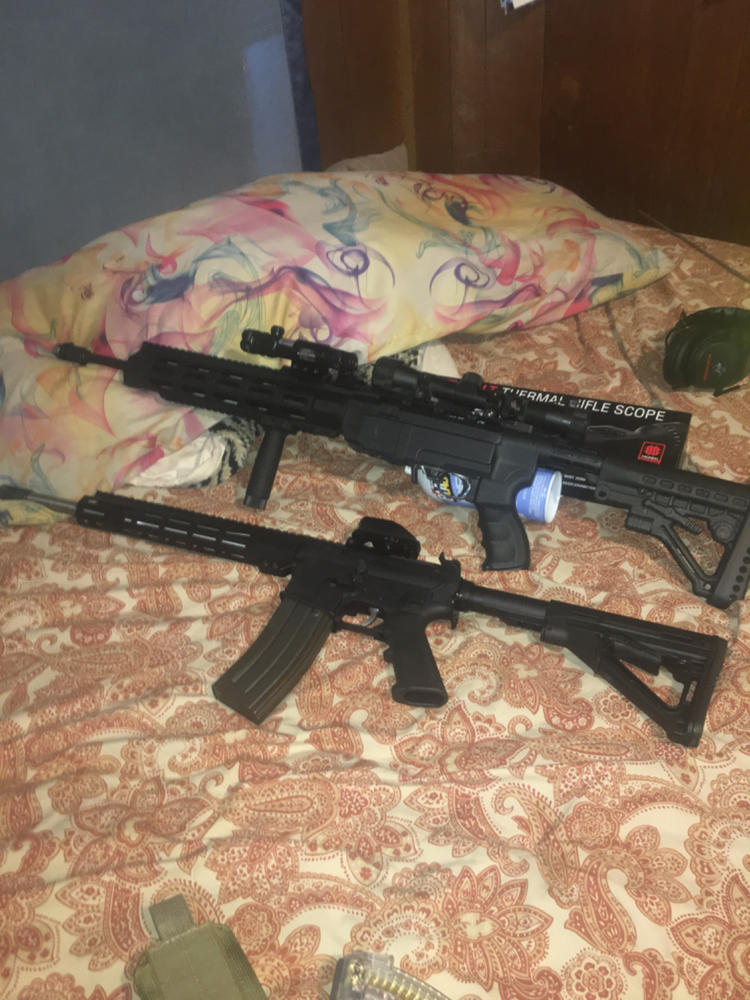 NBS 16" 5.56 NATO Contour 1:8 Mid Length 416R Barrel - Stainless - Customer Photo From Jacob Freeman