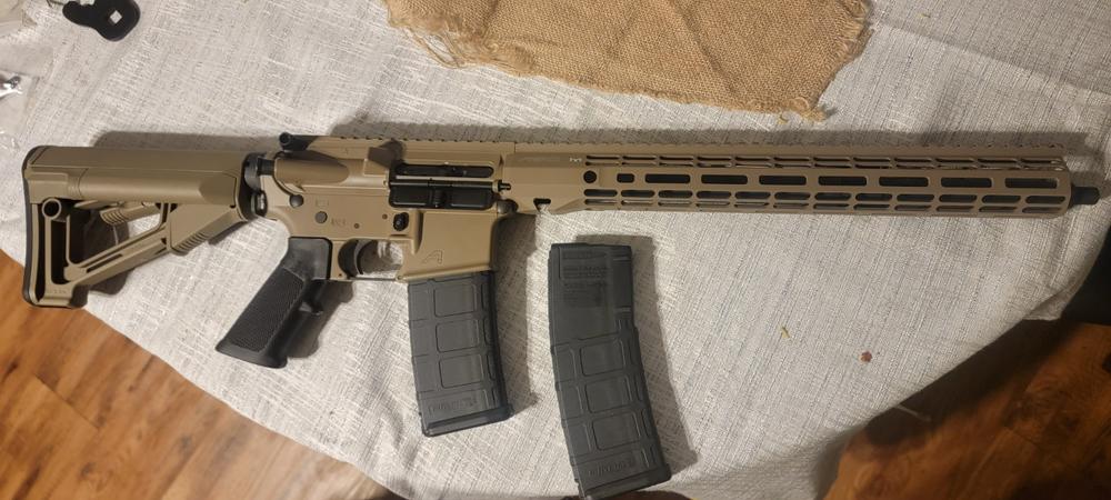 Aero Precision ATLAS R-ONE Free Float M-LOK Handguard - FDE, 15" - Customer Photo From Zach Salyer