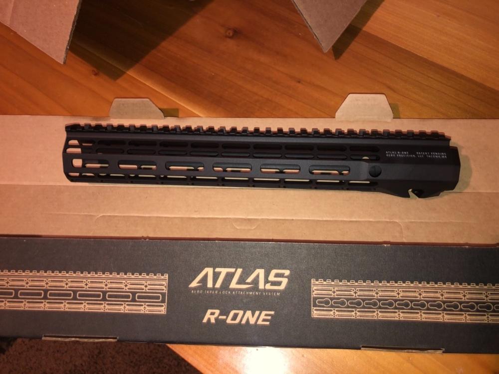 Aero Precision ATLAS R-ONE Free Float M-LOK Handguard - Black, 12" - Customer Photo From August Lauritzen