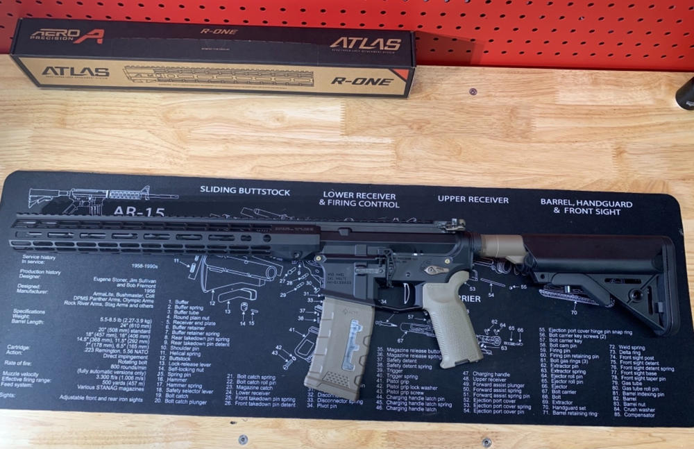 Aero Precision ATLAS R-ONE Free Float M-LOK Handguard - Black, 15" - Customer Photo From Joel Sanabria