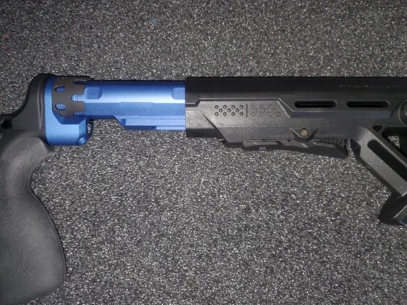 Strike Industries Advanced Receiver Extension (Buffer Tube) for AR-15 / AR-10 - Blue - Customer Photo From Jim CUBER