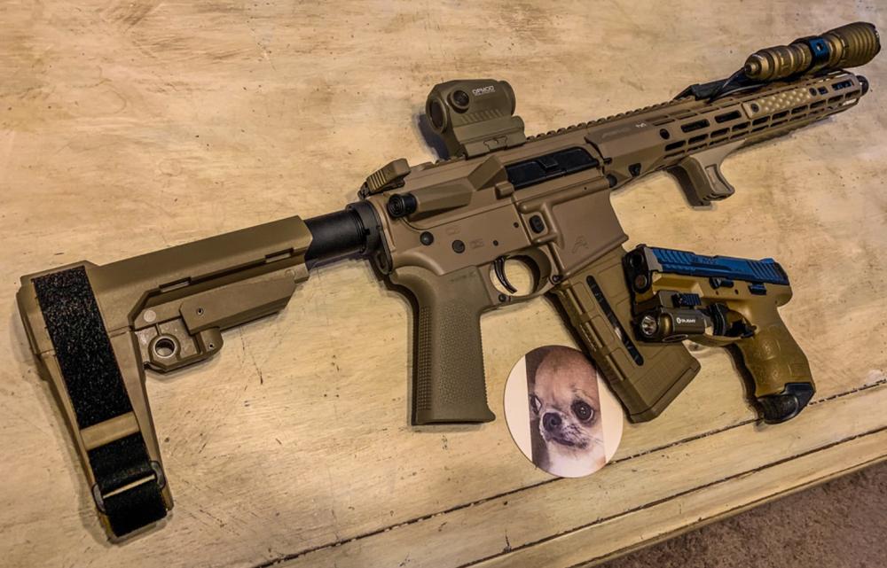 Aero Precision AR-15 Complete Lower Receiver w/ MOE SL Grip & SL-K Carbine Stock - FDE - Customer Photo From Christopher C.