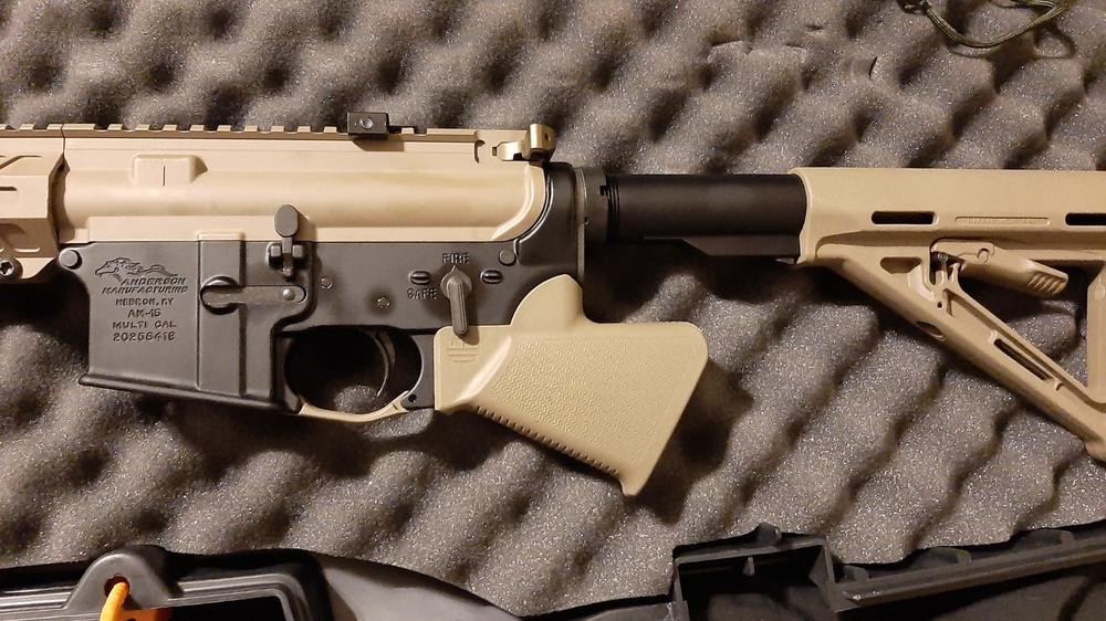 Aero Precision AR-15 MOE Lower Parts Kit - FDE - Customer Photo From Joshua James