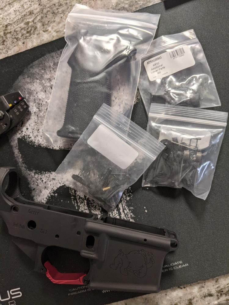 Aero Precision AR-15 MOE Lower Parts Kit - Black - Customer Photo From Paul Rodriguez