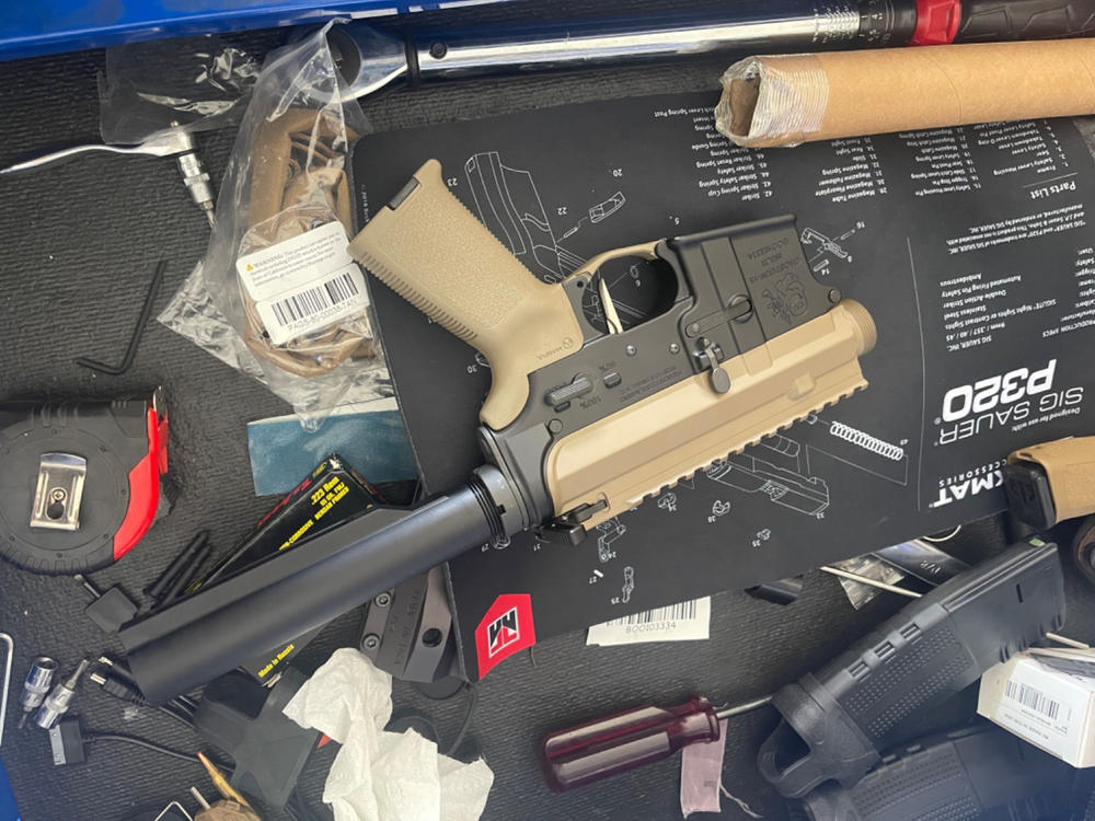 Aero Precision AR-15 MOE Lower Parts Kit Minus FCG - FDE - Customer Photo From Juan Padilla