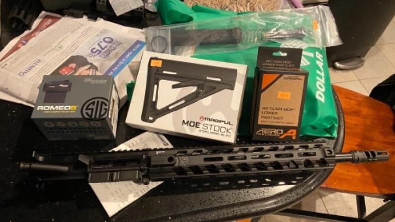 Aero Precision AR-15 MOE Lower Parts Kit Minus FCG - Black - Customer Photo From Donovan Brink