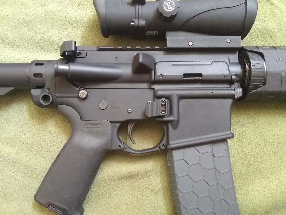 Armaspec B1 Extended Mag Release - Black - Customer Photo From Glenn Ty