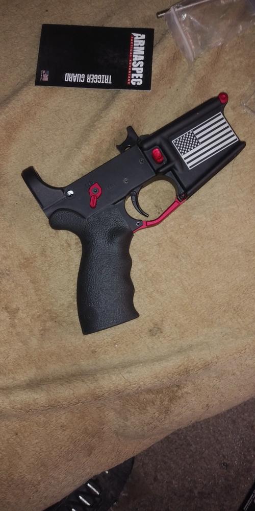 Armaspec Superlight Gun Builders Stainless LPK .223/5.56 - Red - Customer Photo From Troy Sutton