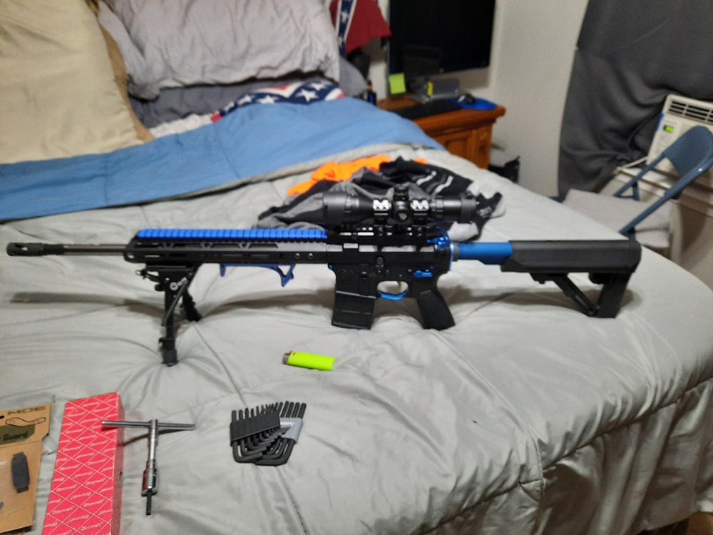 Armaspec Superlight Gun Builders Stainless LPK .223/5.56 - Blue - Customer Photo From Scott Hughes