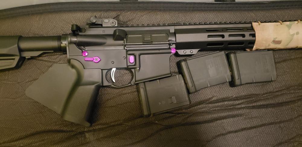 Armaspec Superlight Gun Builders Stainless LPK .223/5.56 - Purple - Customer Photo From Yitzchak Roffman