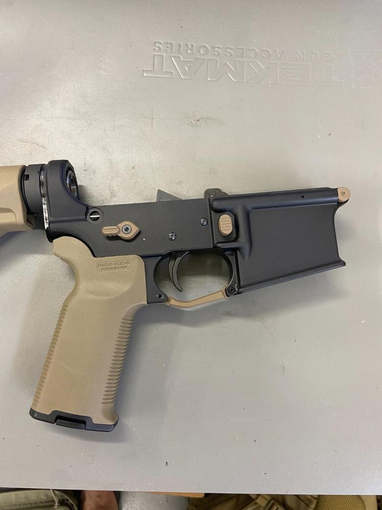 Armaspec Superlight Lower Parts Kit Stainless LPK .223/5.56 - FDE - Customer Photo From AARON CROSS