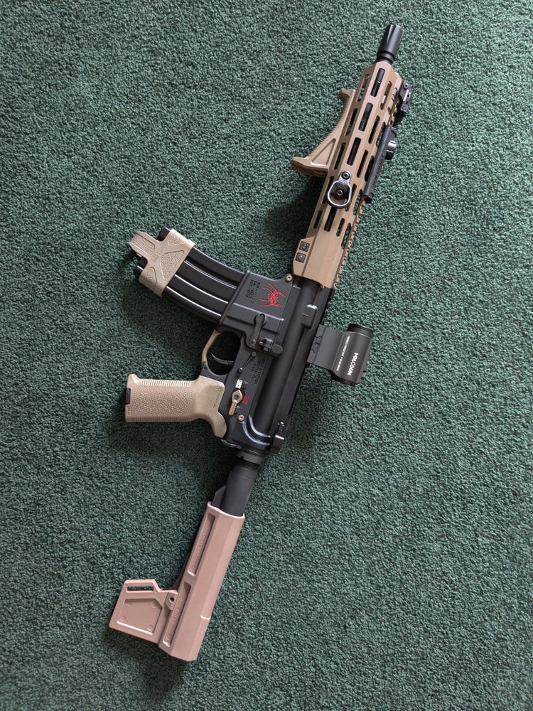 Armaspec Lower Parts Kit Stainless LPK .223/5.56 - FDE - Customer Photo From Jared Green