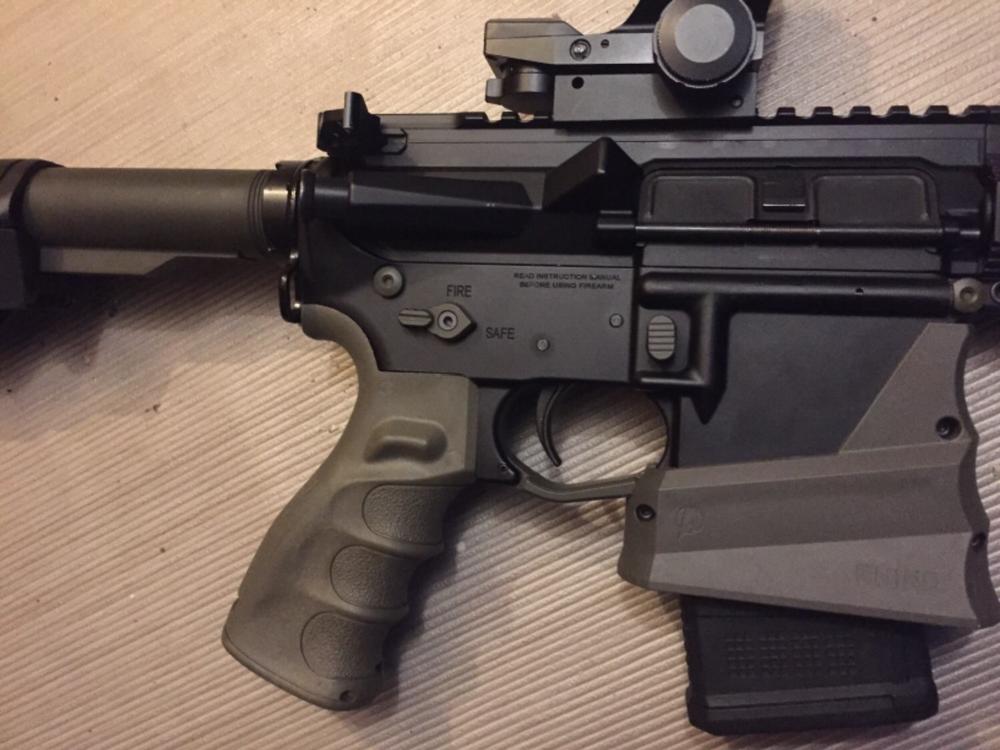 Armaspec Superlight Lower Parts Kit Stainless LPK .223/5.56 - OD Green - Customer Photo From Michael Kennedy