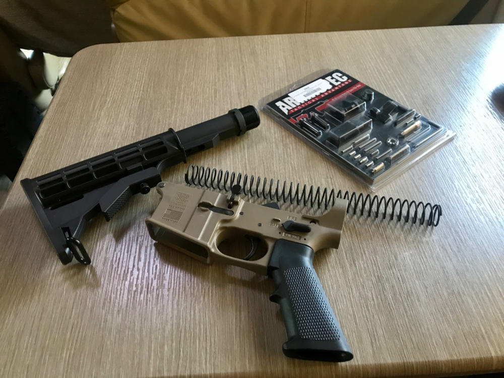 Armaspec Lower Parts Kit Stainless LPK .223/5.56 - Black - Customer Photo From Dennis T.