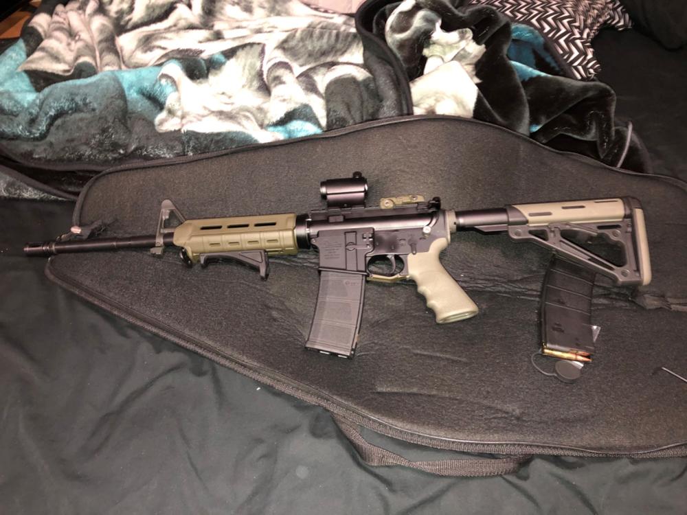 Armaspec S1 Enhanced Trigger Guard - OD Green - Customer Photo From Gonzalo Morales