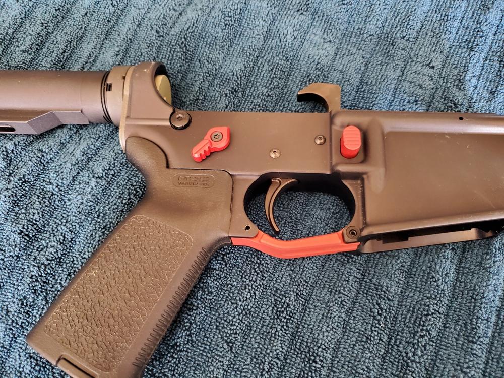 Armaspec S2 Enhanced Trigger Guard - Red - Customer Photo From Austin Cagle