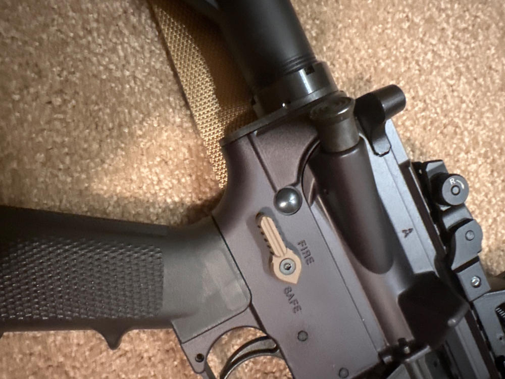 Armaspec SFT45/90 Ambi Safety Selector - FDE - Customer Photo From Kevin Fairbrother