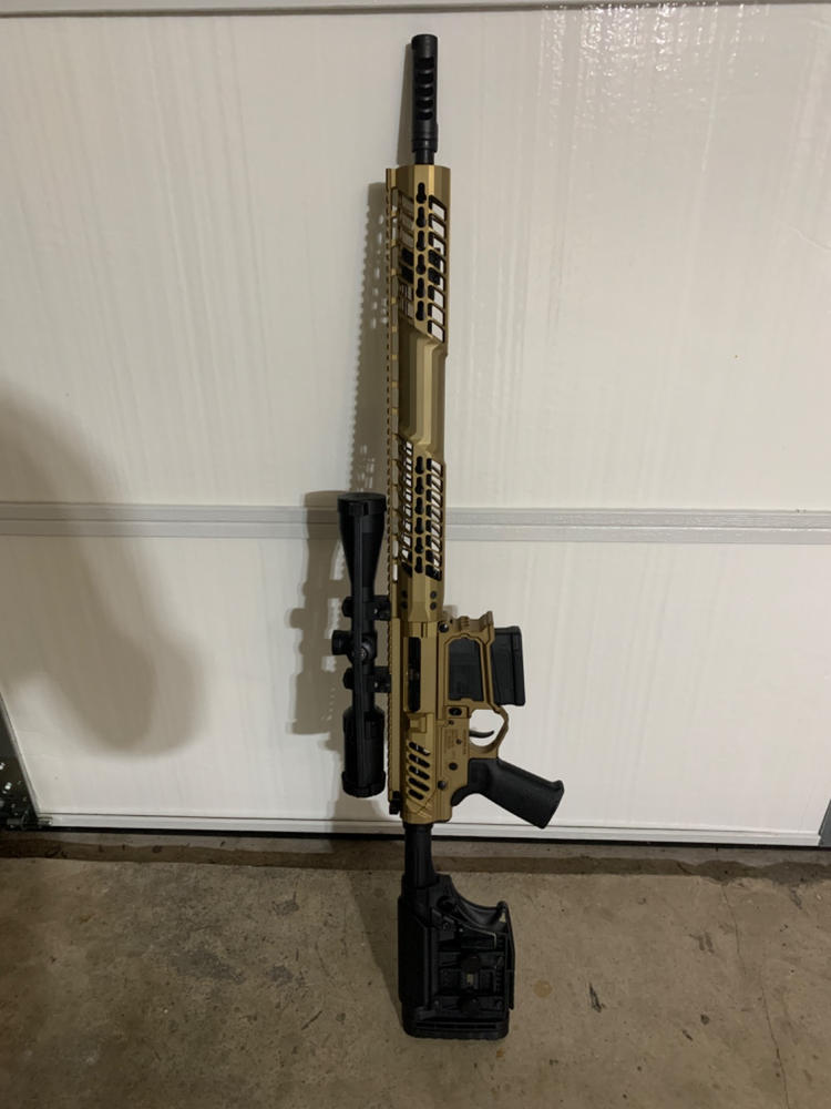 Faxon Firearms 18" Big Gunner Rifle-Length Salt Bath Nitride 6.5 Creedmoor 5R 416-R Nitride Nickel Teflon Extension Barrel - Customer Photo From Carlos Yepez