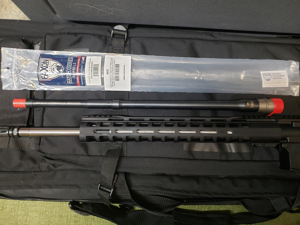 Faxon Firearms 20" Big Gunner Rifle-Length Salt Bath Nitride 6.5 Creedmoor 5R 416-R Nitride Nickel Teflon Extension Barrel - Customer Photo From Jeffrey Gallaway