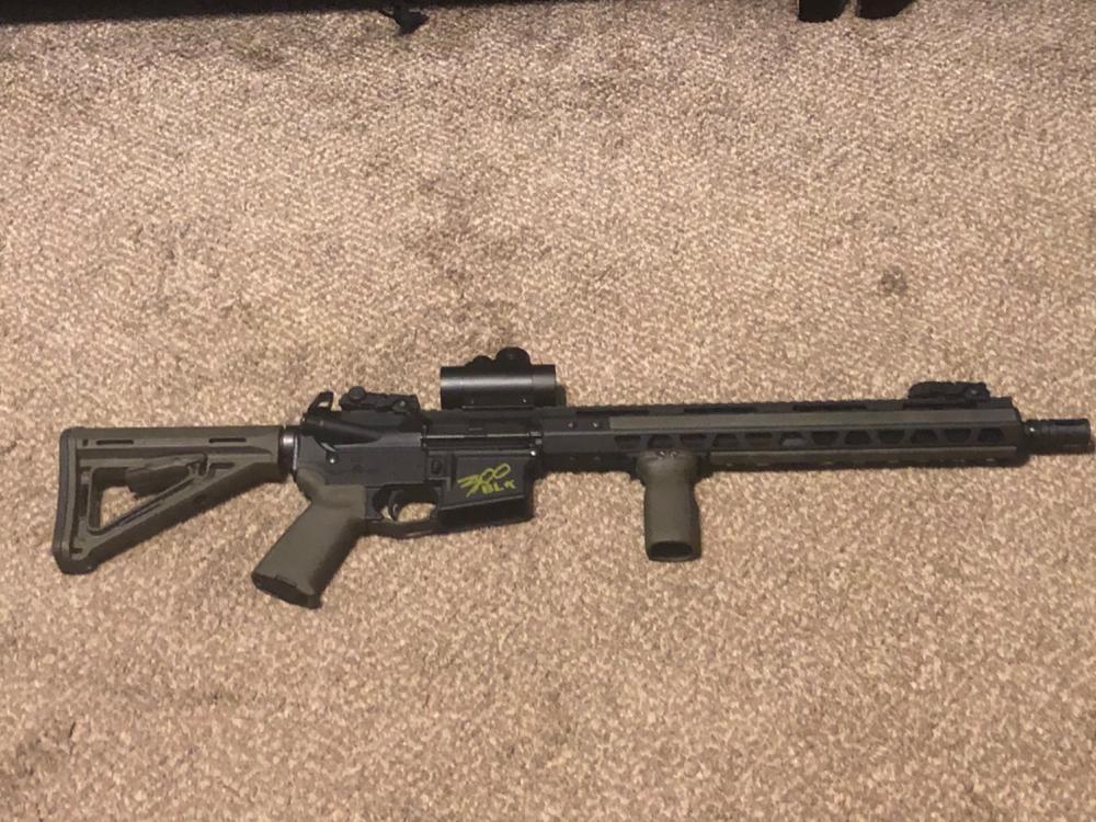 Magpul MOE SL Grip AR15/M4 - OD Green - Customer Photo From Dietrich Pilkinton