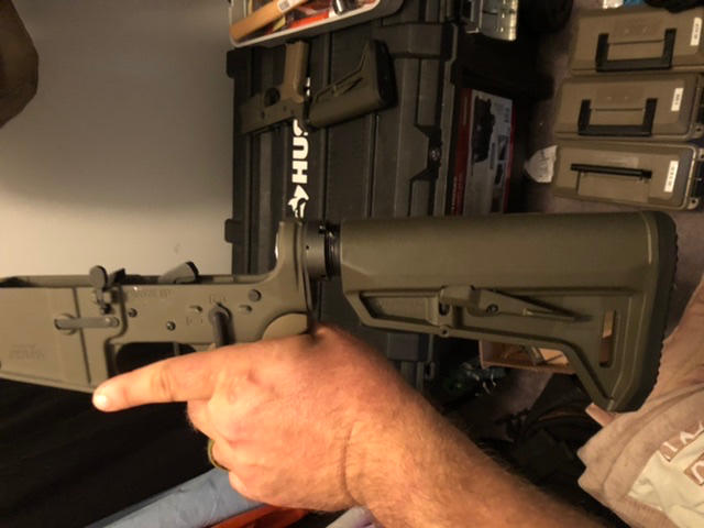 Magpul MOE SL-K Carbine Stock MIL-SPEC - OD Green - Customer Photo From Sidney Maffett