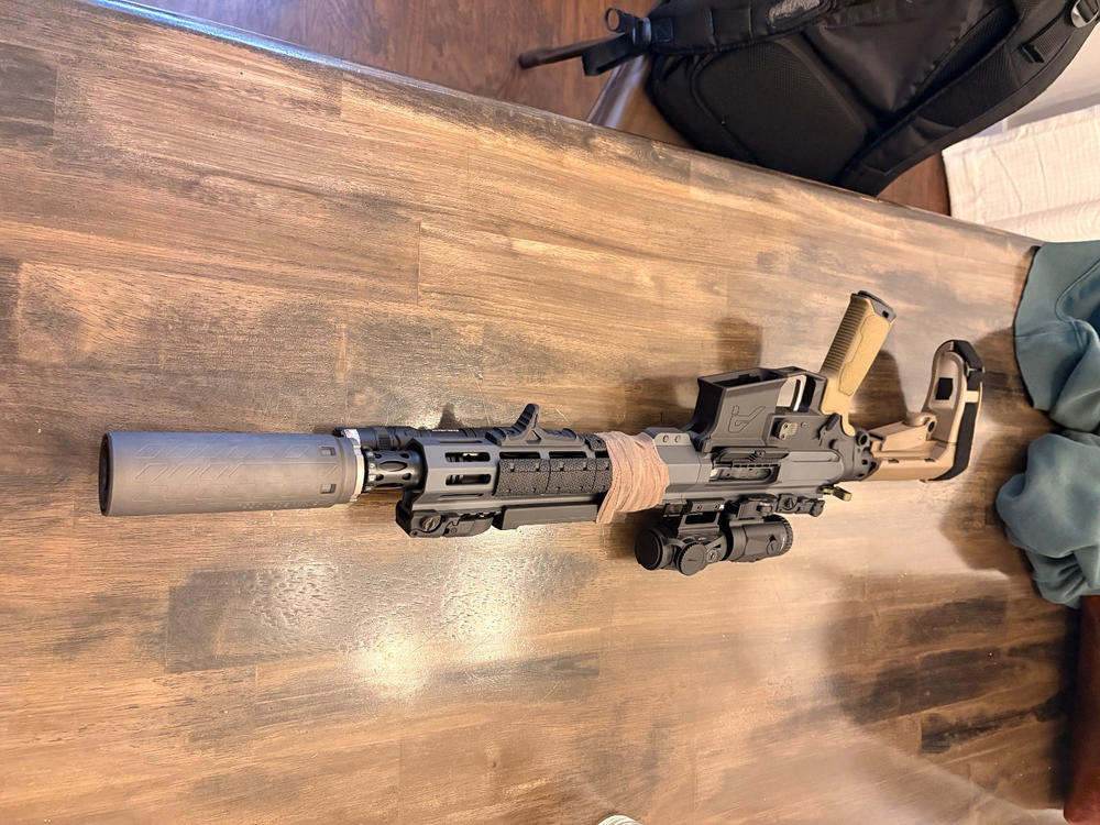 NBS Slick Side Billet Receiver & M-LOK Handguard Combo - Customer Photo From Zachary Stamper