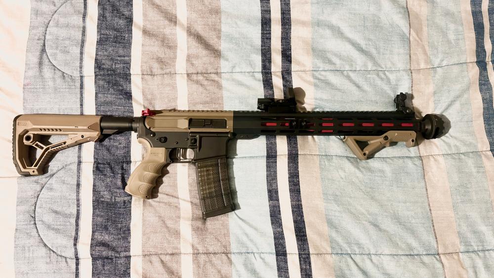 NBS Slick Side Billet Receiver & M-LOK Handguard Combo - Customer Photo From T.J. Thompson