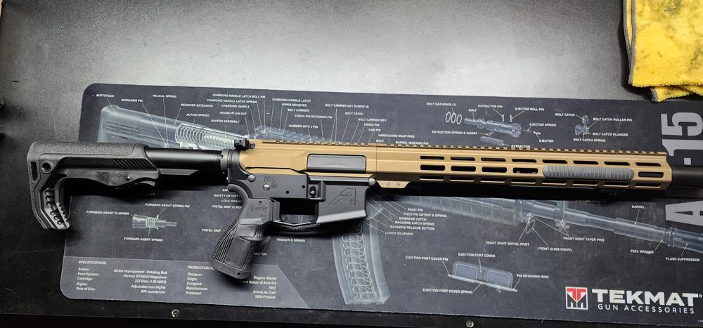 NBS Slick Side Billet Receiver & M-LOK Handguard Combo - Customer Photo From Vince