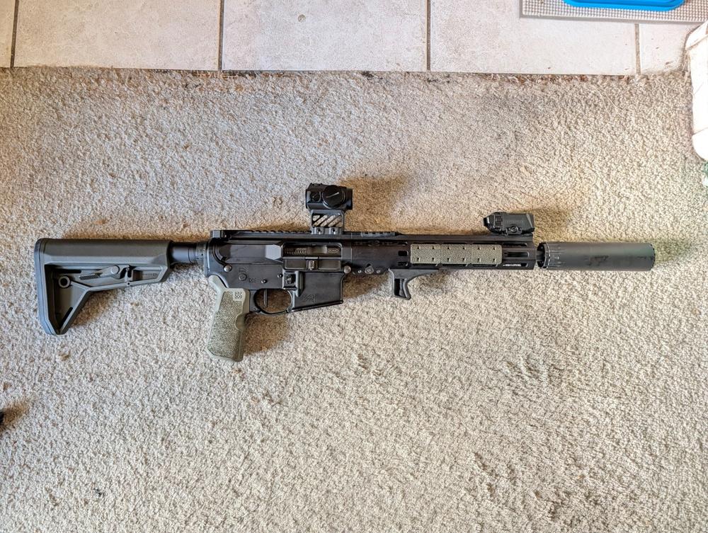 NBS Slick Side Billet Upper Receiver - Black - Customer Photo From Craig DeMouy