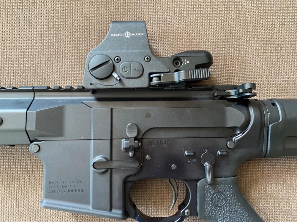 NBS Slick Side Billet Upper Receiver - Black - Customer Photo From erik vogel