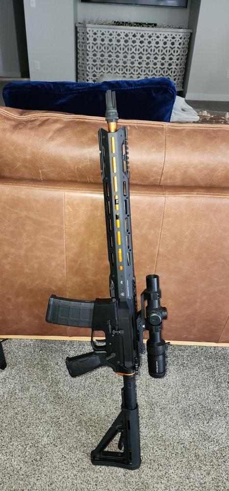 NBS Slick Side Billet Upper Receiver - Black - Customer Photo From Brandon Scheaffer