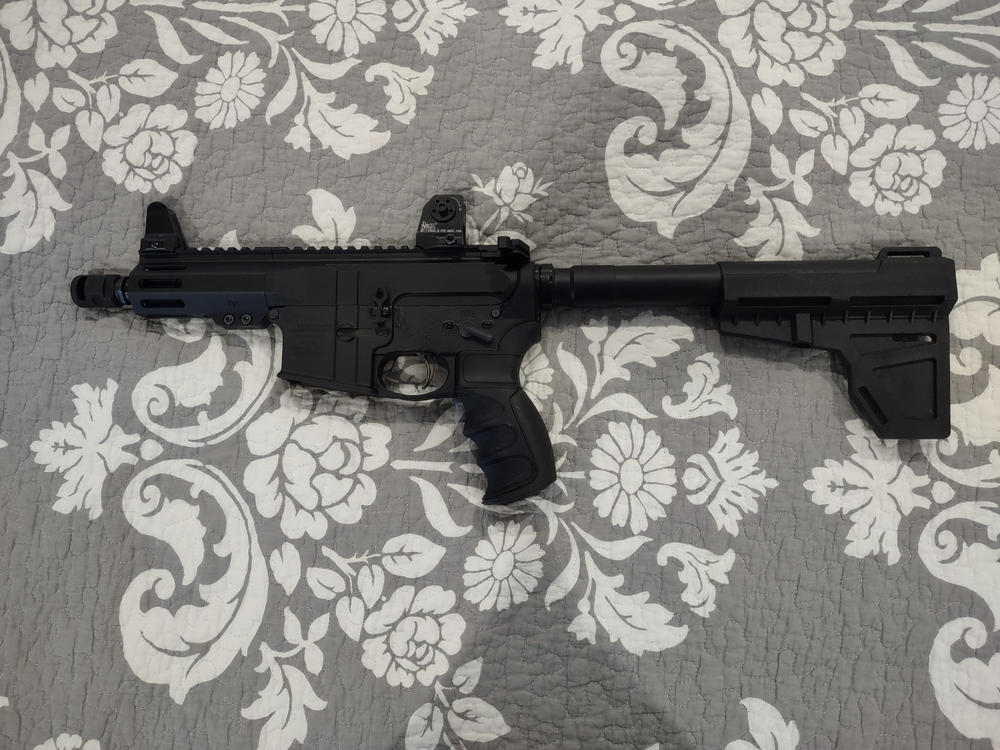 NBS Slick Side Billet Upper Receiver - Black - Customer Photo From Paul Walker