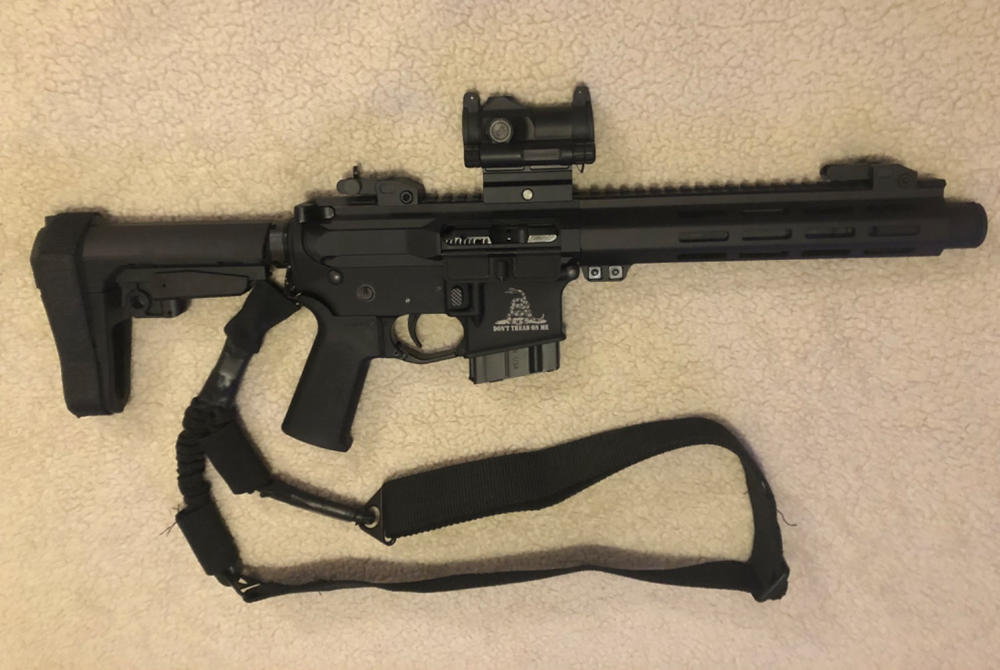 NBS Slick Side Billet Upper Receiver - Black - Customer Photo From James Pacheco