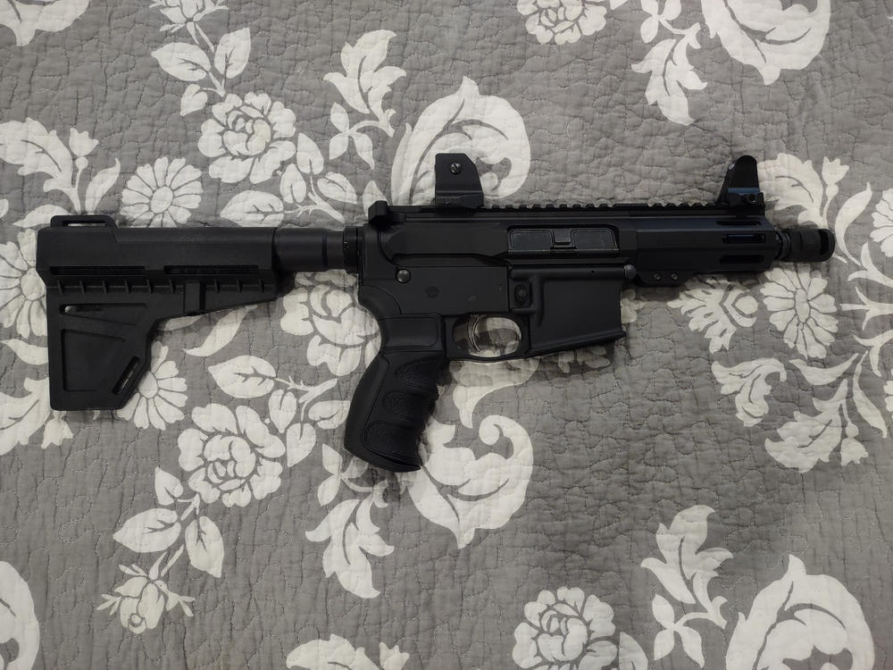 NBS Slick Side Billet Upper Receiver - Black - Customer Photo From Paul Walker