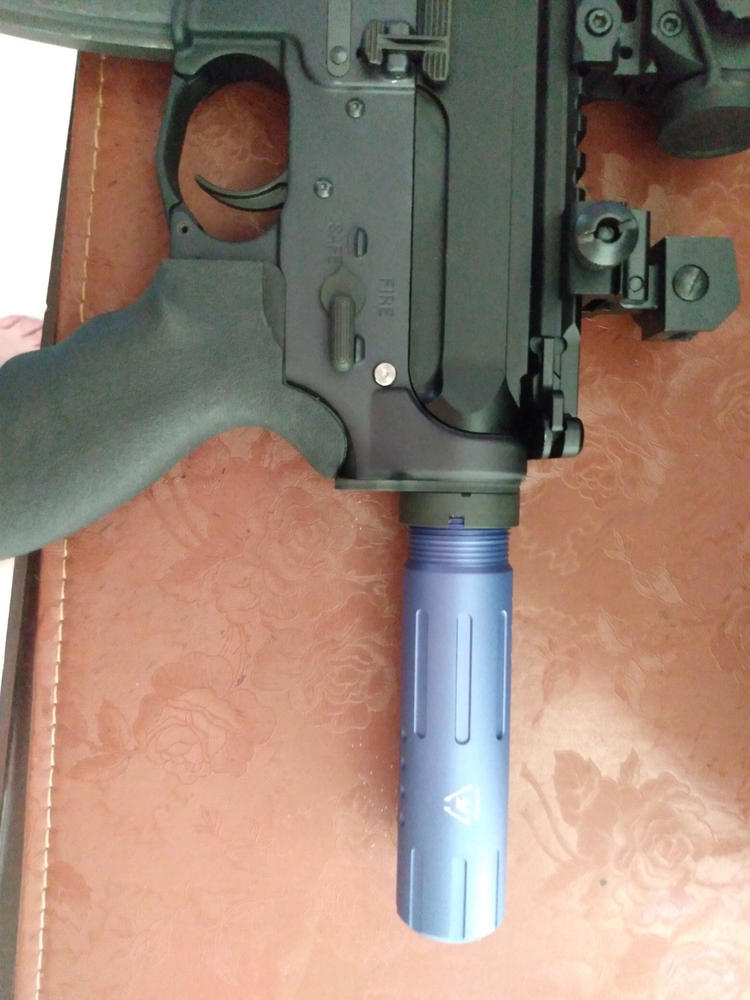 Strike Industries AR Short Pistol Receiver Extension Buffer Tube Kit - Blue - Customer Photo From Erica Taylor